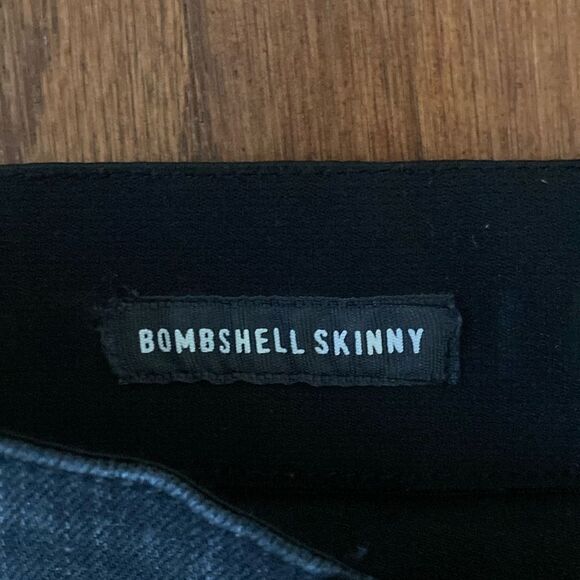 TORRID 16T Black Premium Stretchy High-Waist Bombshell Skinny Western Jeans - Picture 5 of 11